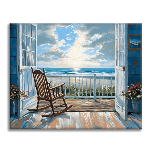 Repos en bord de mer - Peinture par numéros