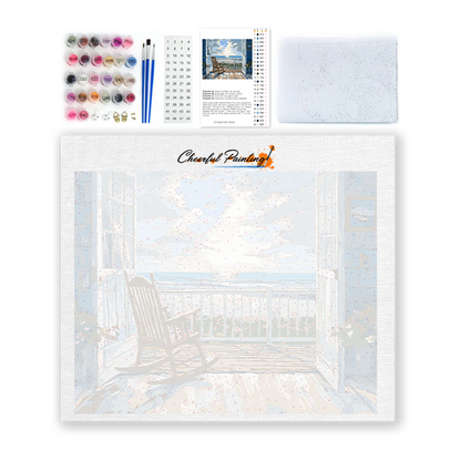Repos en bord de mer - Peinture par numéros