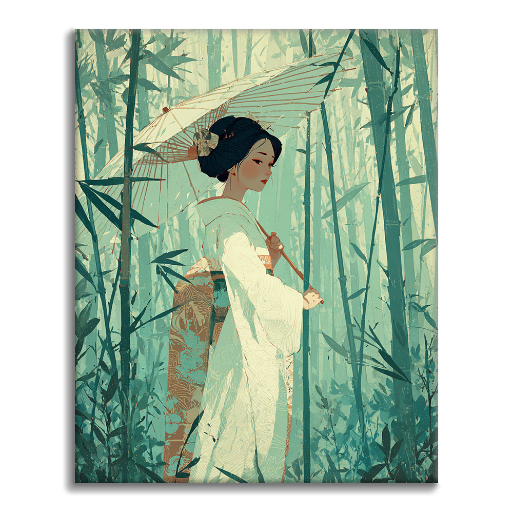 Bambou silencieux - Peinture par numéros