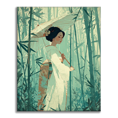 Bambou silencieux - Peinture par numéros