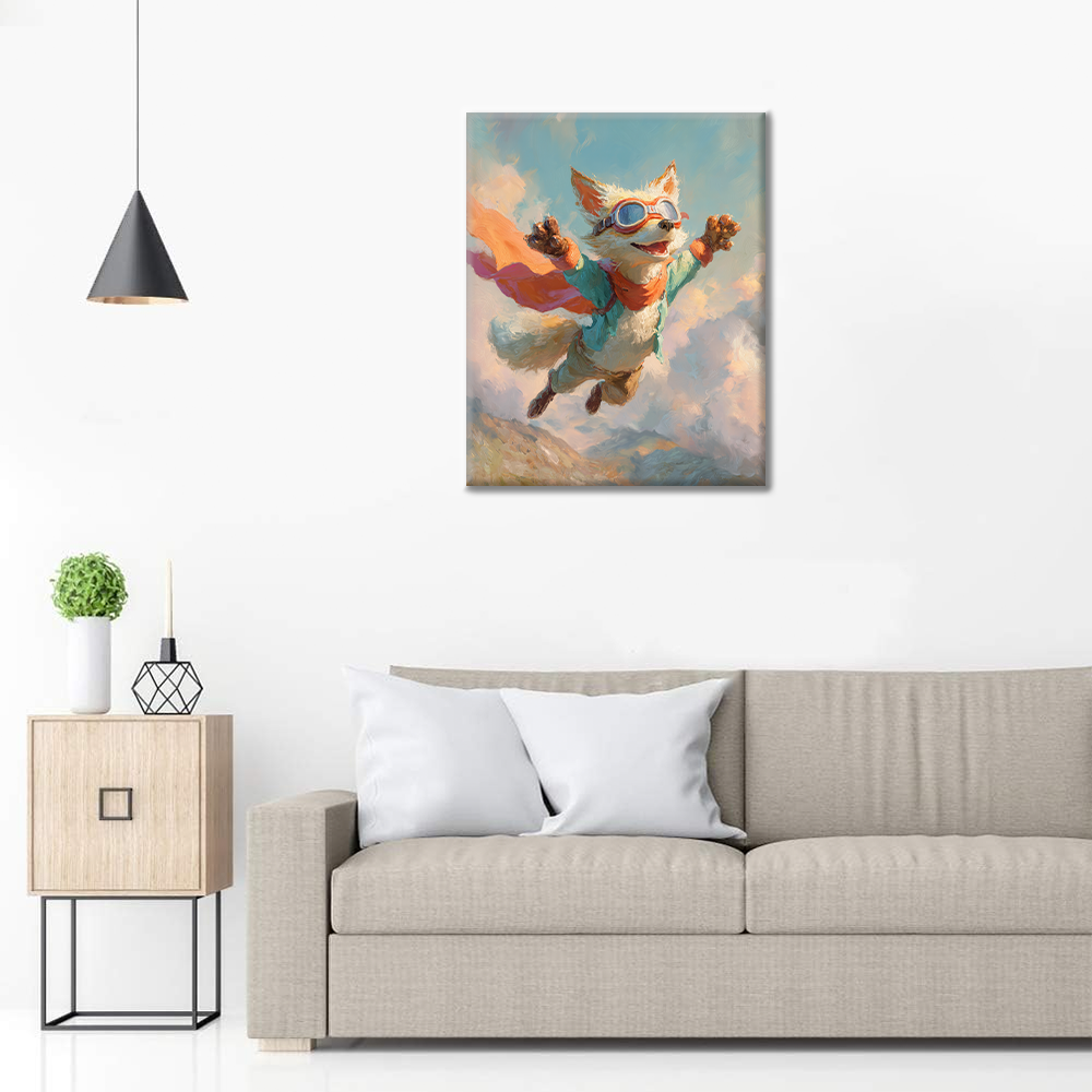 Parachutisme Fox - Peinture par numéros