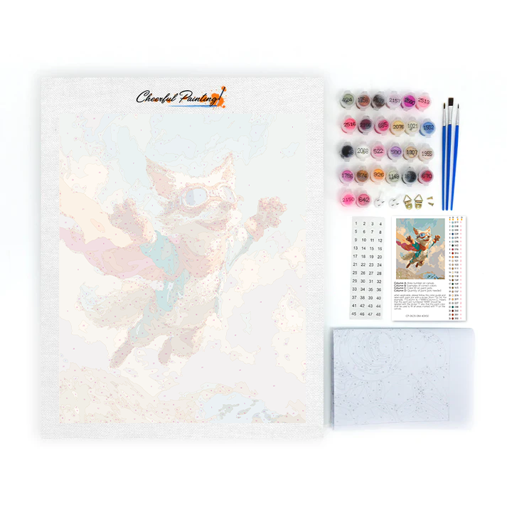 Parachutisme Fox - Peinture par numéros