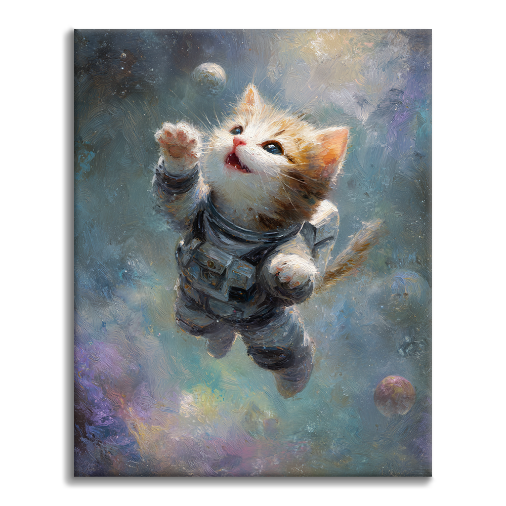 Space Kitty - Peinture par numéros
