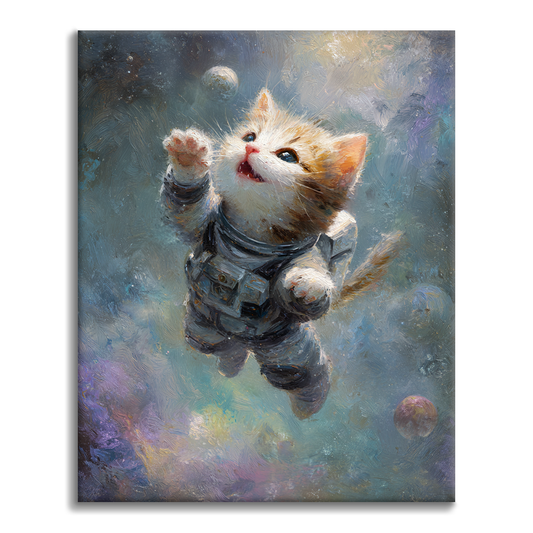 Space Kitty - Peinture par numéros