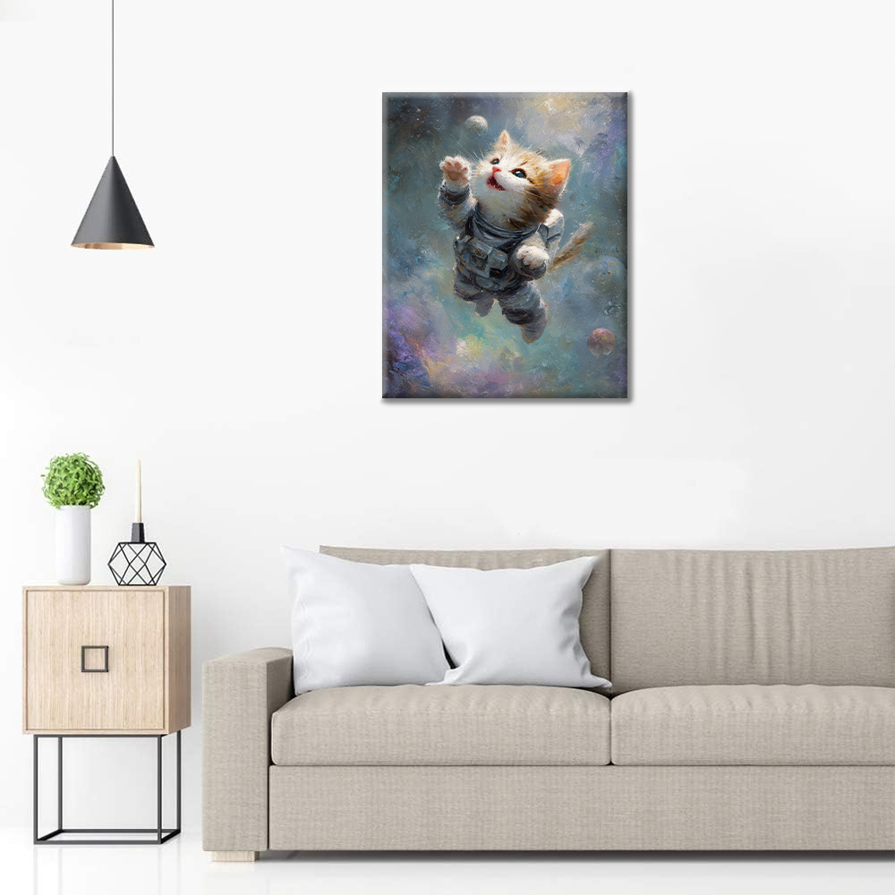 Space Kitty - Peinture par numéros