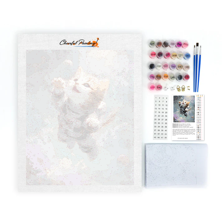 Space Kitty - Peinture par numéros