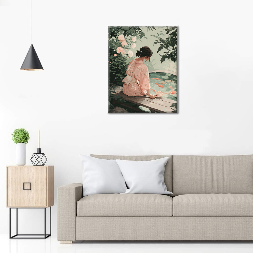 Sérénité printanière - Peinture par numéros