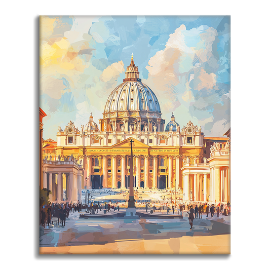 Basilique Saint-Pierre - Peinture par numéros