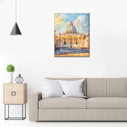 Basilique Saint-Pierre - Peinture par numéros