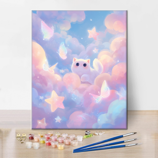 Pattes étoilées - Peinture par numéros