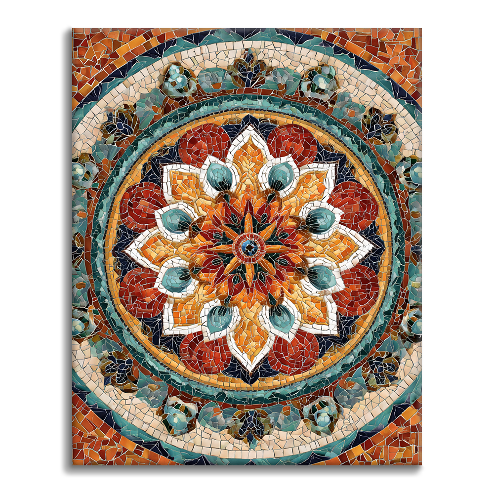 Mandala Soleil - Peinture par numéros