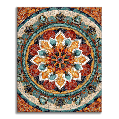 Mandala Soleil - Peinture par numéros