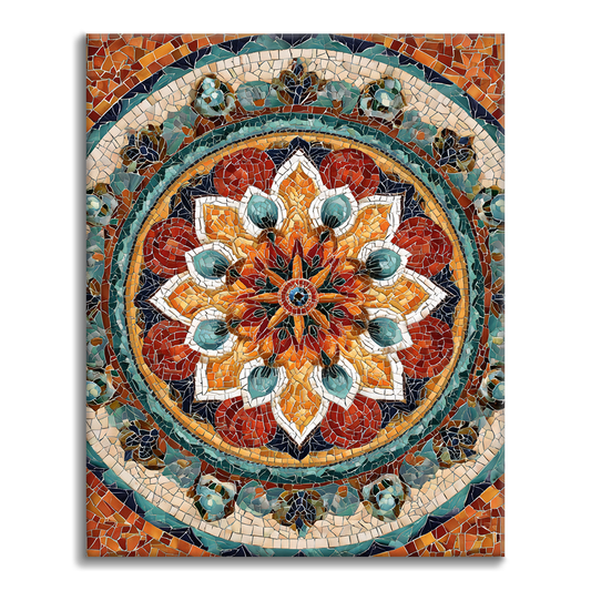 Mandala Soleil - Peinture par numéros
