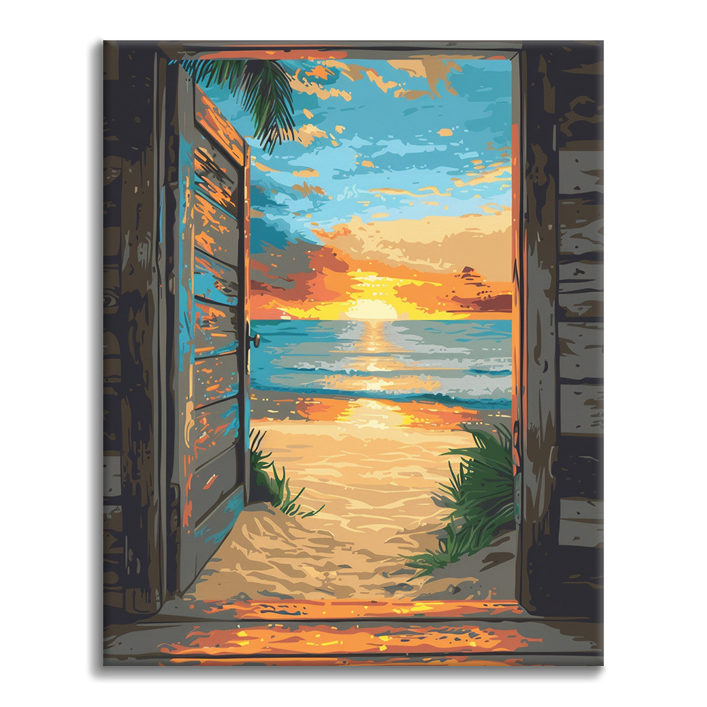 Porte de plage - Peinture par numéros
