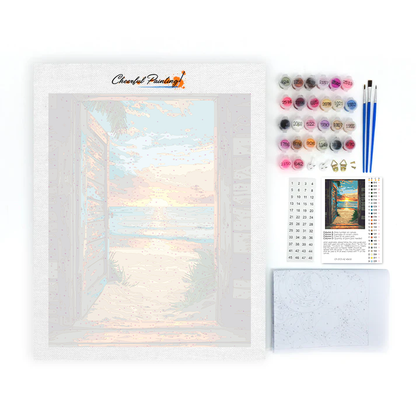 Porte de plage - Peinture par numéros