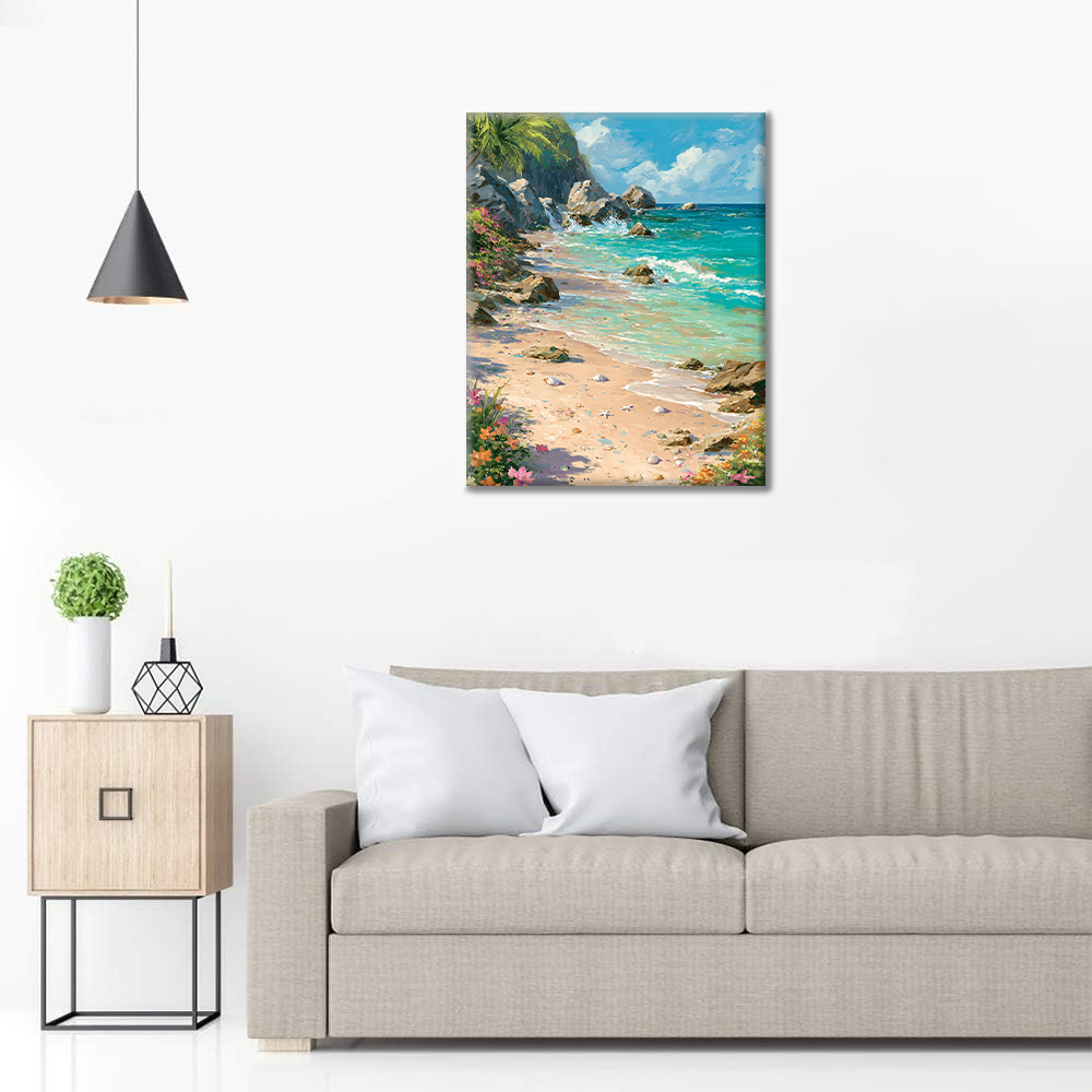 Côte colorée - Peinture par numéros