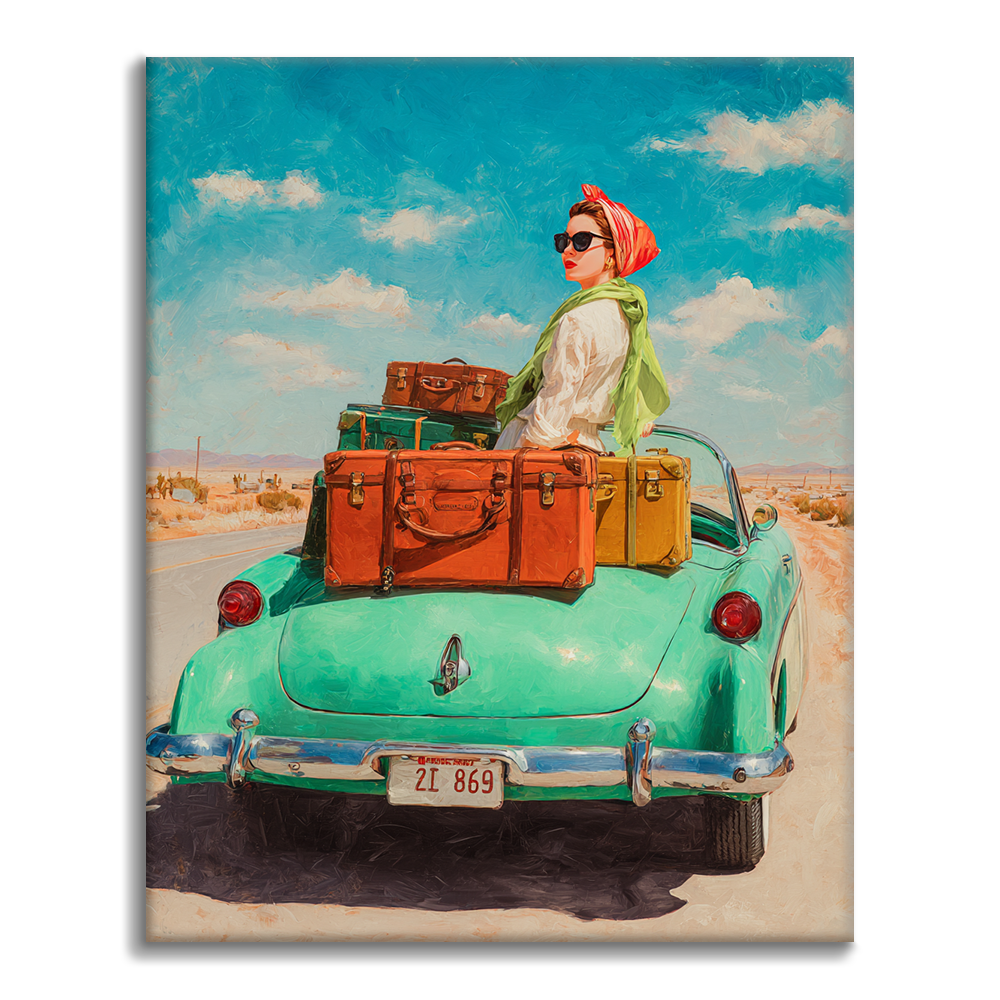 Voyage élégant - Peinture par numéros