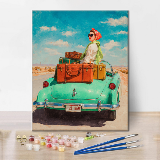 Voyage élégant - Peinture par numéros