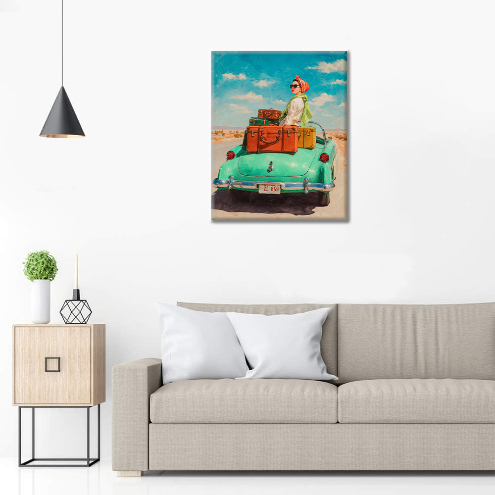 Voyage élégant - Peinture par numéros