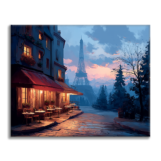 Soirée à Paris - Peinture par numéros