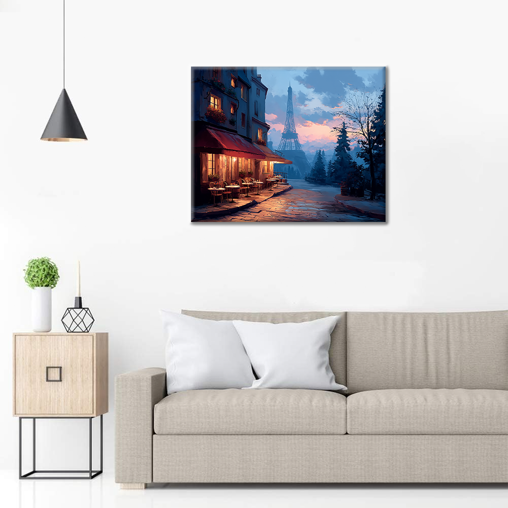 Soirée à Paris - Peinture par numéros