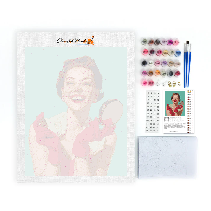 Maquillage exquis - Peinture par numéros