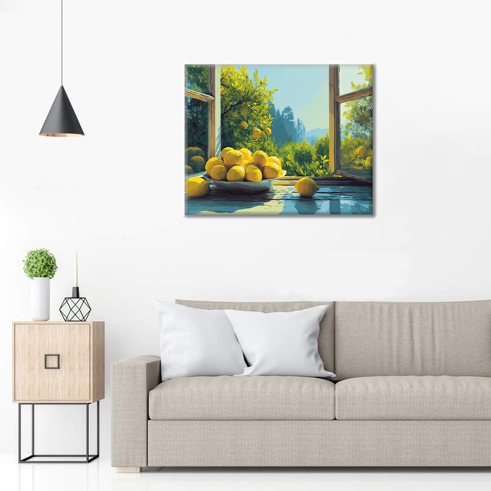 Lemon Morning - Peinture par numéros