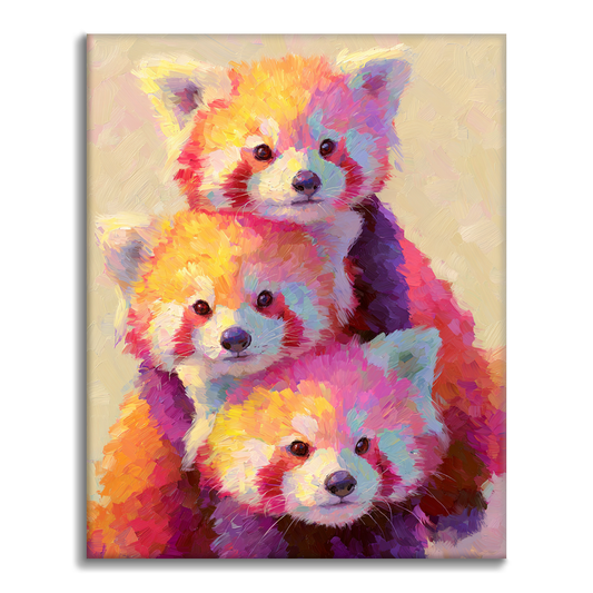 Raton laveur Stack – Peinture par numéros