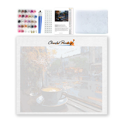 Rainy Day Café - Peinture par numéros