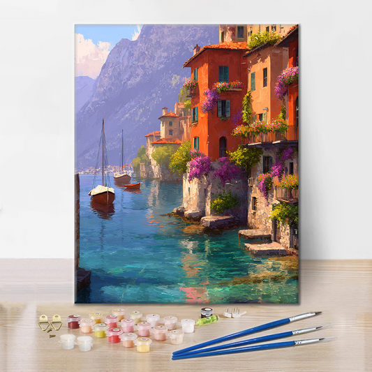Reflets de Varenna - Peinture par numéros