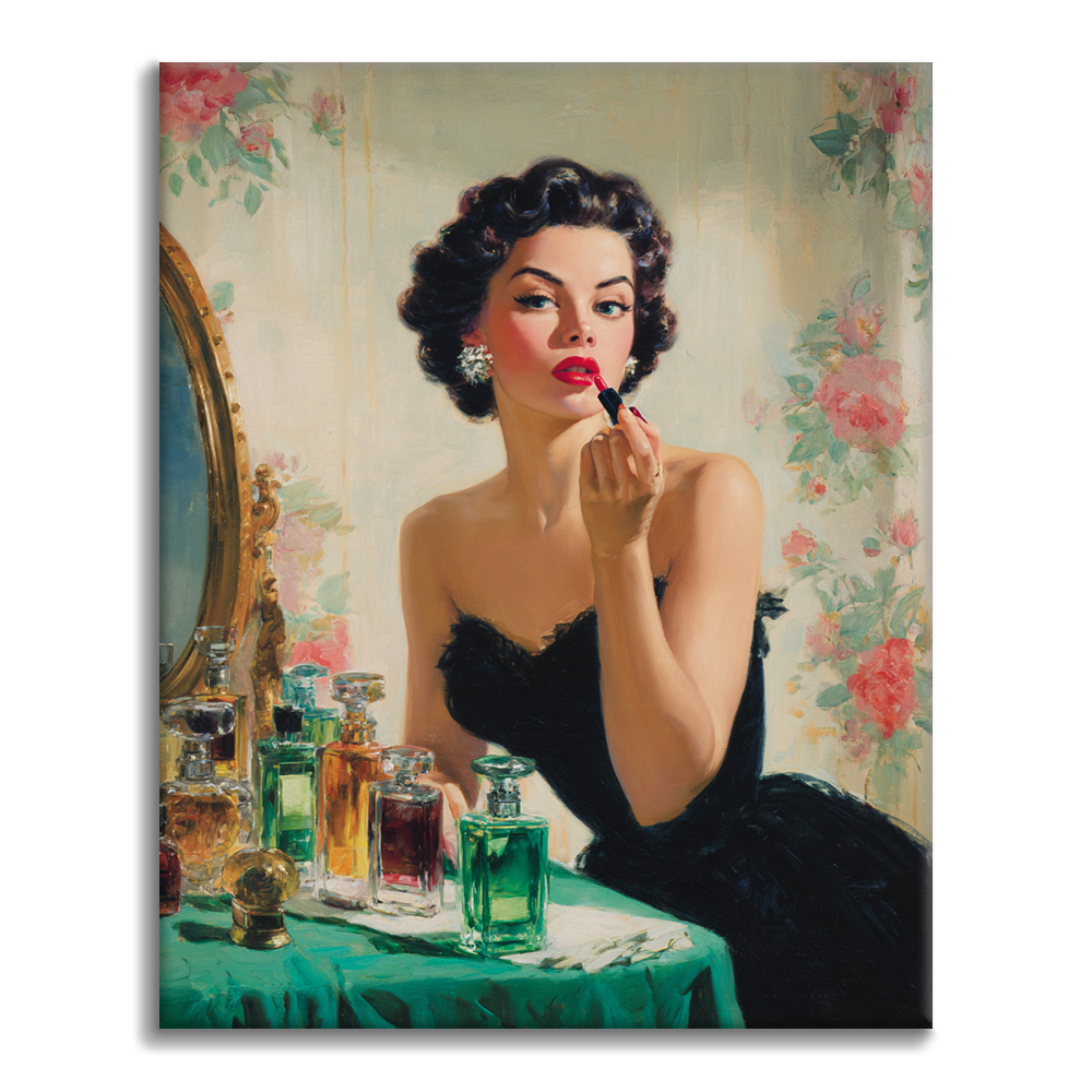 Sentiments rétro - Peinture par numéros
