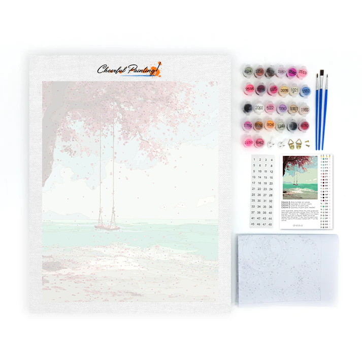 Sakura Swing - Peinture par numéros