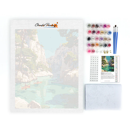 Calanques de Cassis - Peinture par numéros