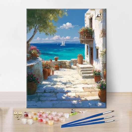 Côte ensoleillée - Peinture par numéros