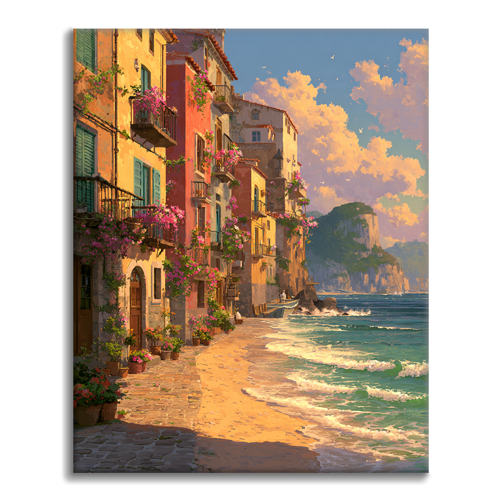 Sunset Shores - Peinture par numéros