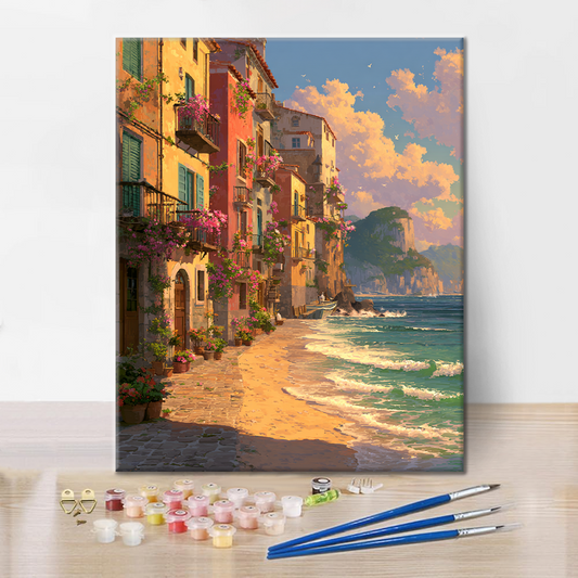 Sunset Shores - Peinture par numéros