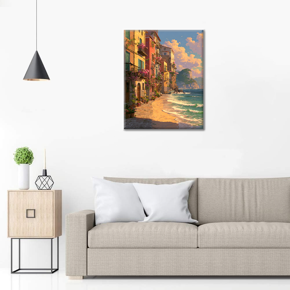 Sunset Shores - Peinture par numéros