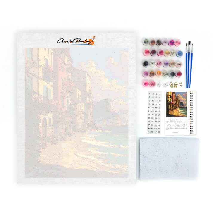 Sunset Shores - Peinture par numéros
