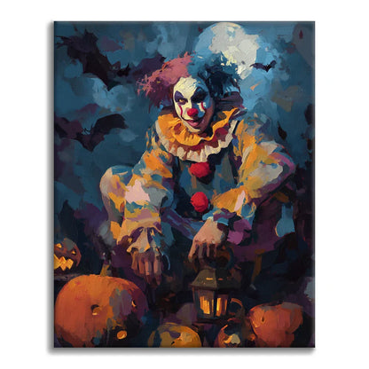 Clown Carnival Night - Peinture par numéros