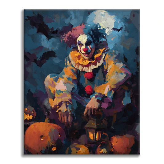 Clown Carnival Night - Peinture par numéros