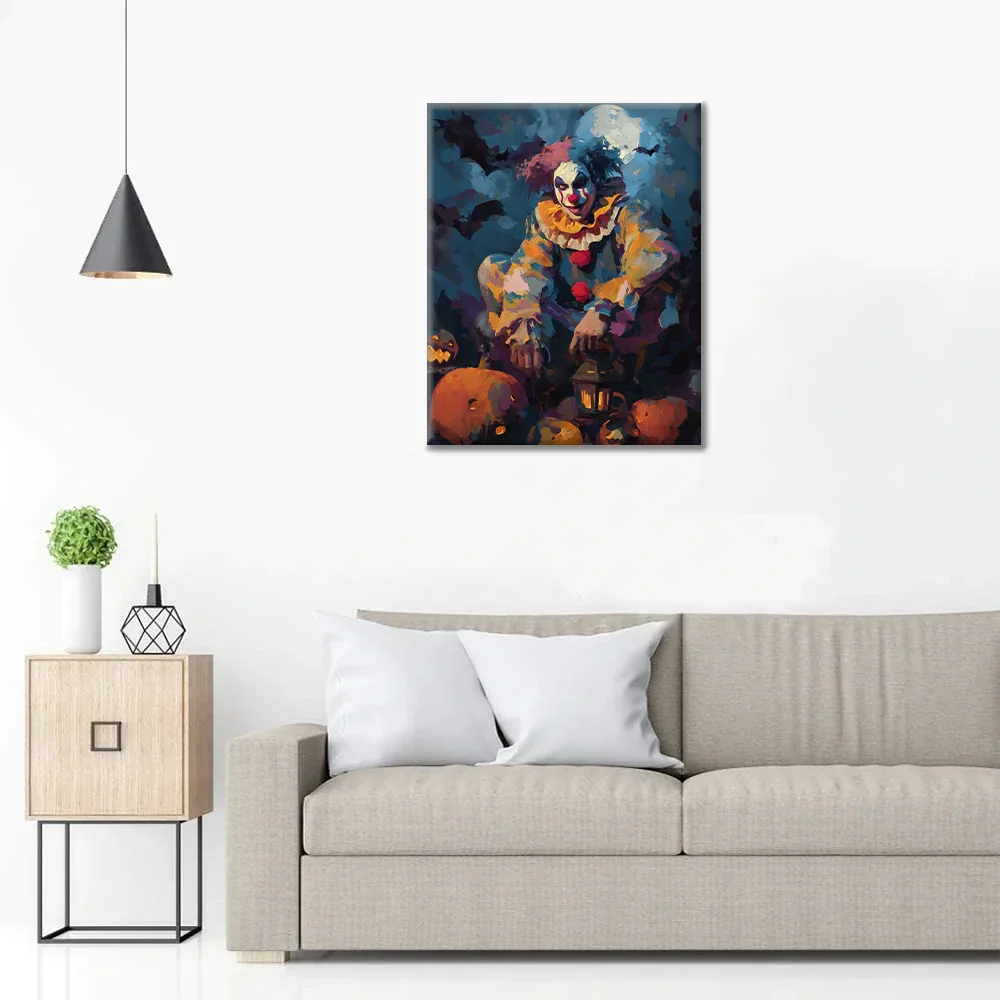 Clown Carnival Night - Peinture par numéros