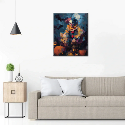Clown Carnival Night - Peinture par numéros