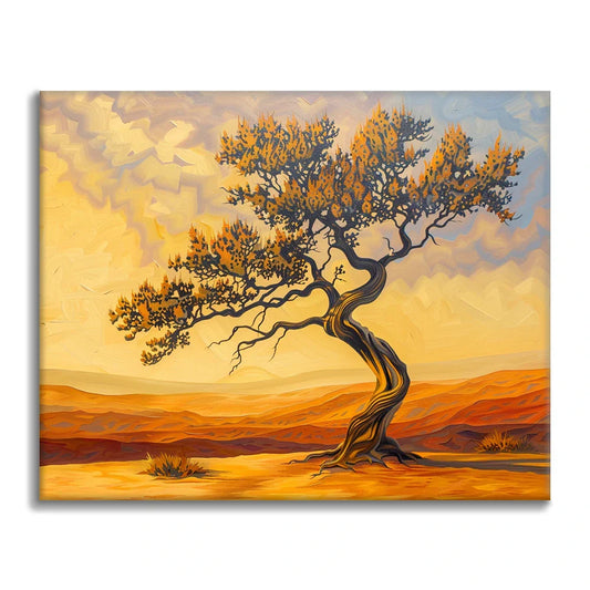 Arbre du désert - Peinture par numéros