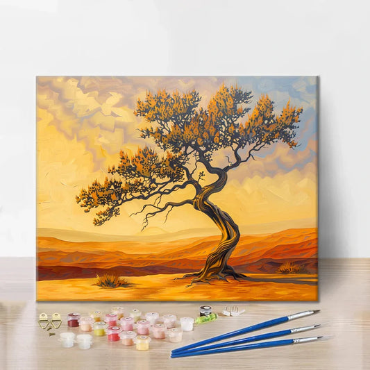 Arbre du désert - Peinture par numéros