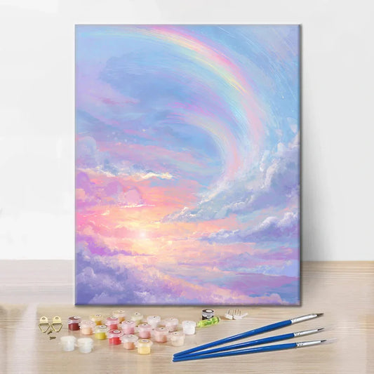 Arc-en-ciel de rêve - Peinture par numéros