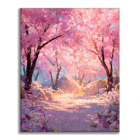 Sakura enchantée - Peinture par numéros