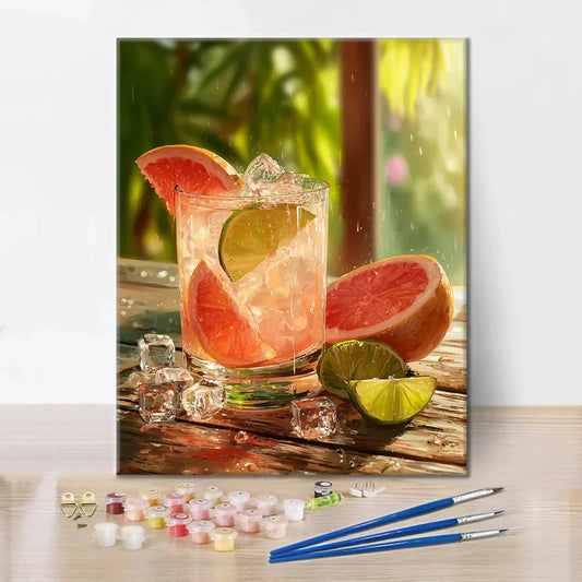 Pamplemousse pétillant - Peinture par numéros