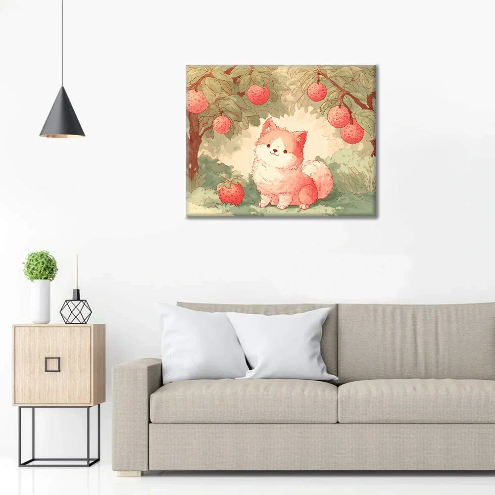 Chiot Lychee - Peinture par numéros