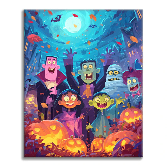 Monster Friends - Peinture par numéros