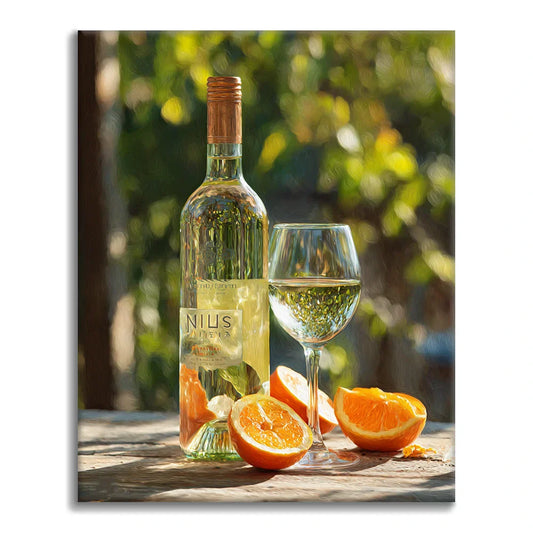 Vin orange - Peinture par numéros